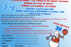 stage de basket fevrier 2018